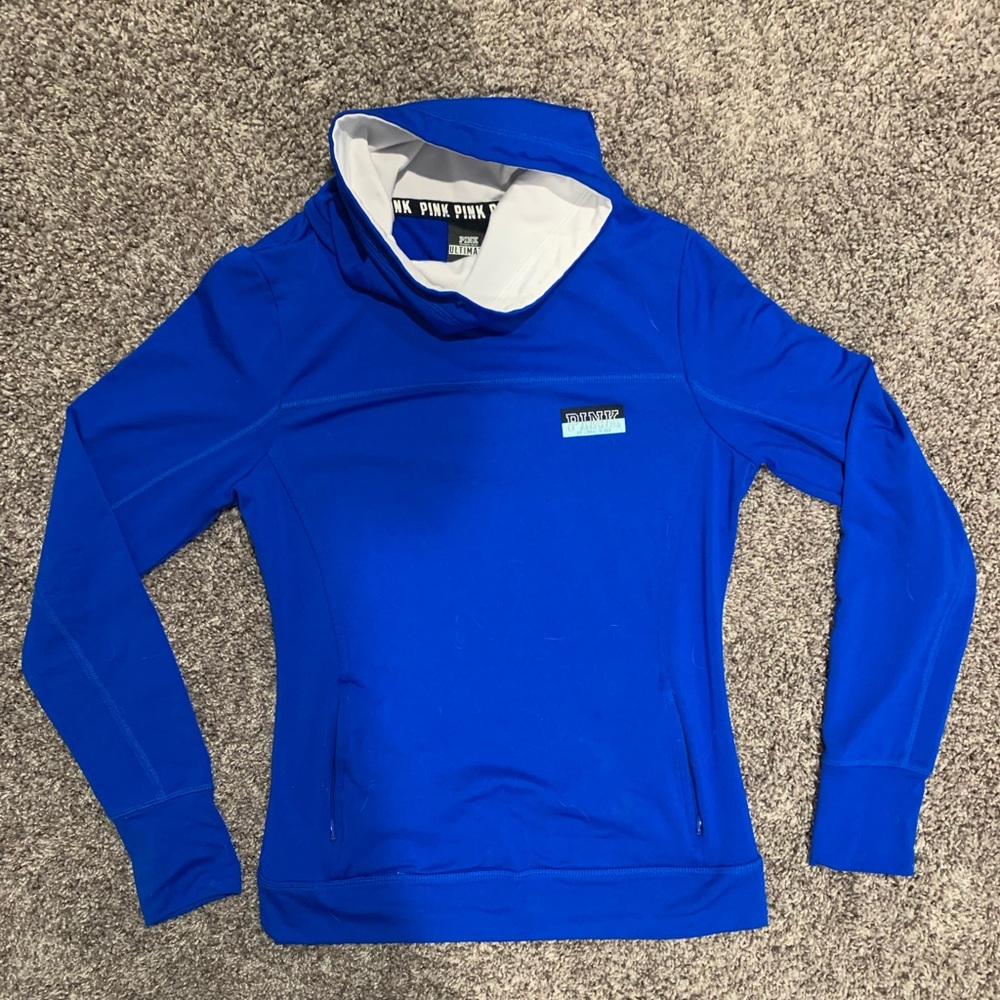 VS PINK blue workout hoodie
